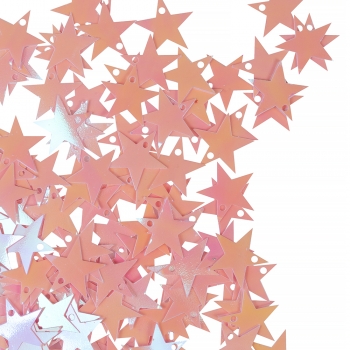 Пайетки звезда 16мм (0,005кг) розовые