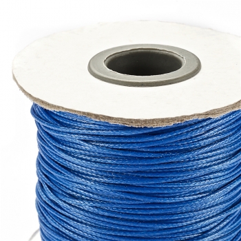 Шнур плетений 1 мм синій