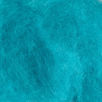 Шерсть-кардочёс новозеландская голубая 27 мкм 25г, К6014
