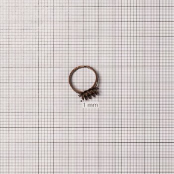 Основание для кольца диаметр основы для вклеивания 12 мм медное