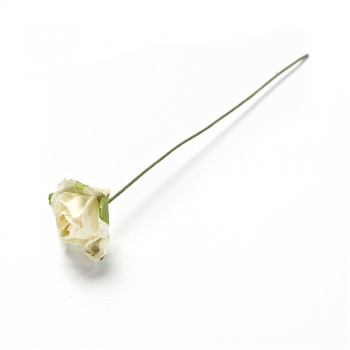 Искусственный цветок бежевый 15 мм 1 штука