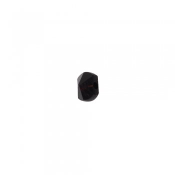 Кришталева намистина прямокутна 4 мм чорна