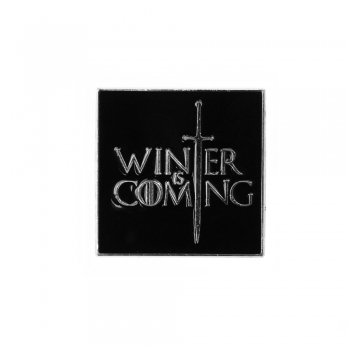 Значок пин Winter is coming