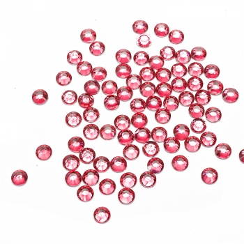 Стразы клеевые пластиковые 3 мм розовые уп. 110шт