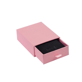 Коробочка картонная подарочная 9х7 см розовая