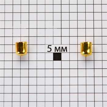 Колпачек цилиндрический 8х7 мм  золотистый