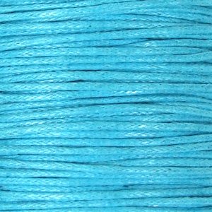 Шнур бавовняний 1 мм блакитний