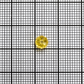 Кришталева намистина рондель 6 мм жовта прозора