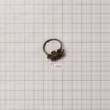 Основание для кольца диаметр основы для вклеивания 19 мм бронзовое