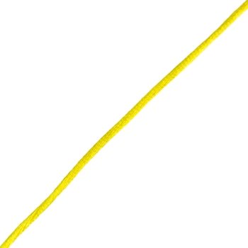 Шнур полиэстеровый 2 мм желтый 1 метр