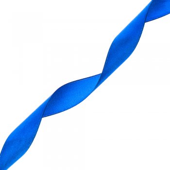 Стрічка атласна 20 мм синя