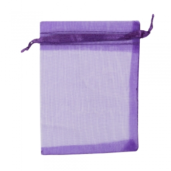 Мешочек из органзы 12х9 см фиолетовый