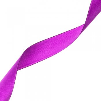 Стрічка атласна 25 мм фіолетова 1 метр