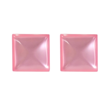 Пластиковые кабошоны розовый глаз