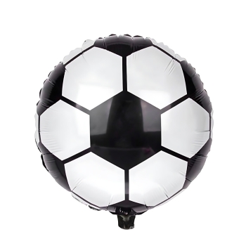 Фольгированный шарик 45 см Футбольный мяч