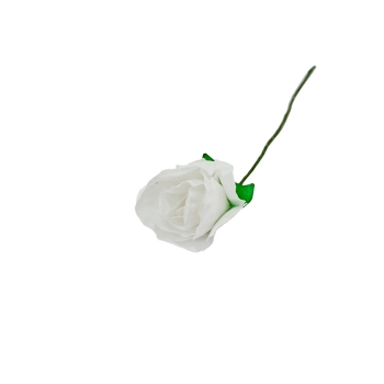 Декоративний елемент Троянда біла 1 штука