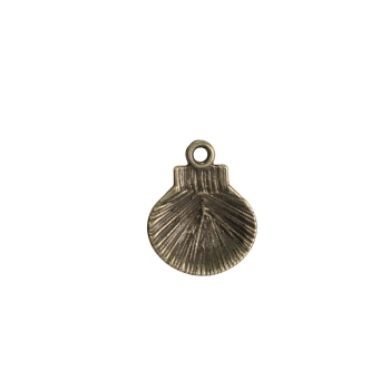 Ракушка-гребешок металлические подвески бронзовые морские