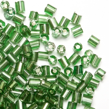 Бисер-рубка (2,1 мм) зеленый 9815