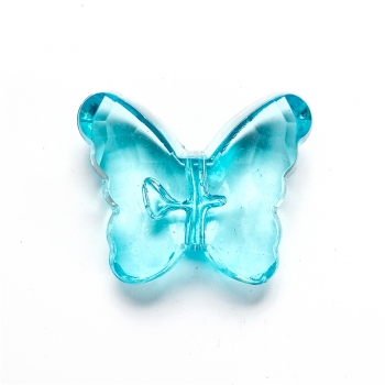 Пластиковый кристалл Бабочка микс