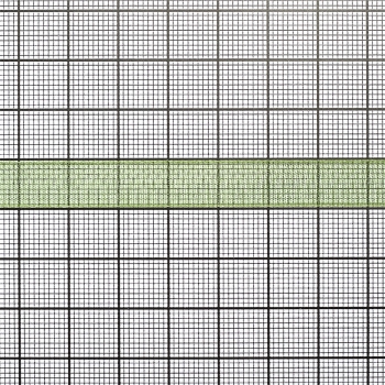 Лента из органзы 10 мм зеленая 1 метр