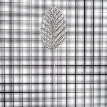 Штучний листок сріблястий 1 штукаИскусственный листик серебристый 1 штука