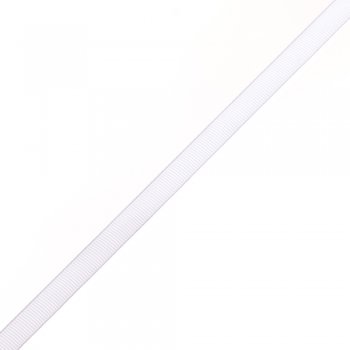 Стрічка репсова 10 мм біла