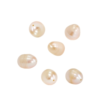 Річкові перли 10-11 мм блідо-персикові
