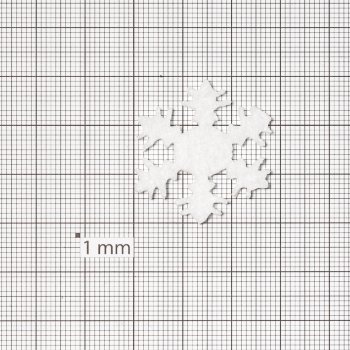 Фетровий елемент сніжинка