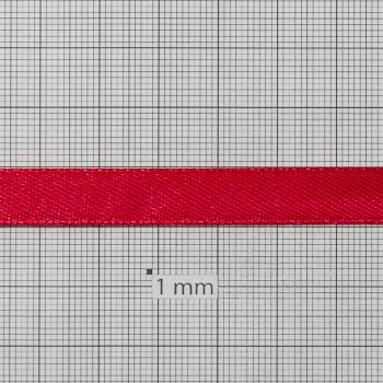Стрічка атласна 10 мм бордова 1 метр