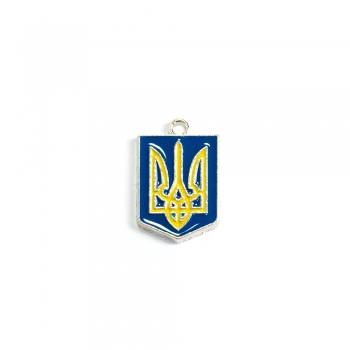 Підвіска з кольоровою емаллю Герб України