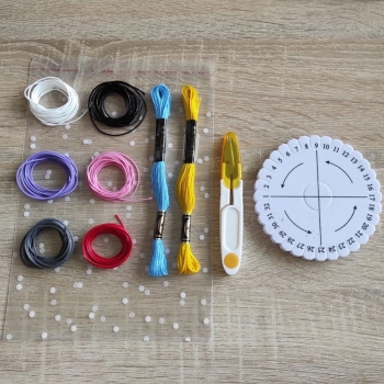 Набор для создания браслетов на круглом диске Кумихимо