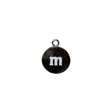 Пластиковые подвески "M&M's". Черные
