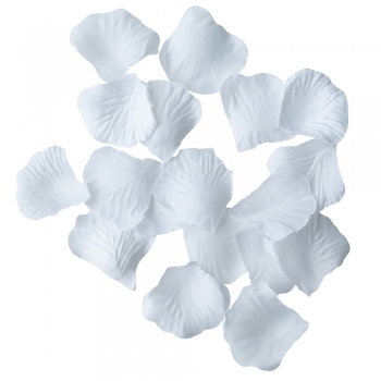Искусственные лепестки роз белые (уп100шт +-3%)
