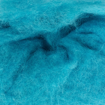 Шерсть-кардочос новозеландская голубая 27 мкм 25г, К6014