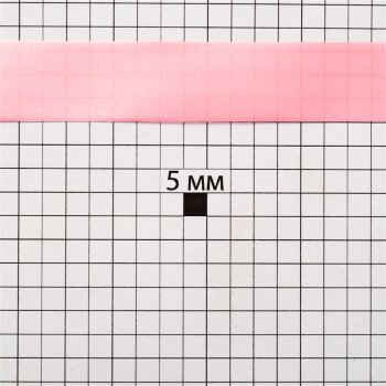 Лента упаковочная 15 мм розовая 1 метр