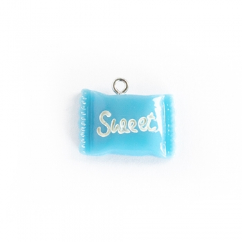 Пластиковая подвеска Sweet голубая