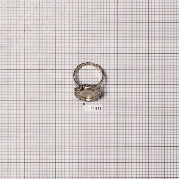 Основание для кольца диаметр основы для вклеивания 20 мм мельхиоровое