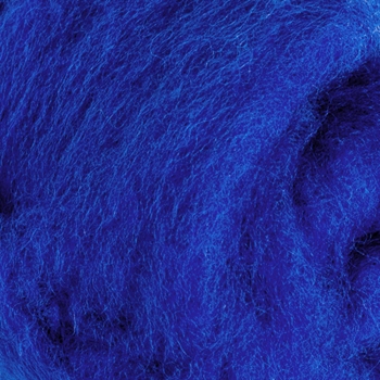 Вовна-кардочос новозеландська яскраво-синя 25г, К6005