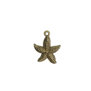Морская звезда металлические подвески бронзовые морские