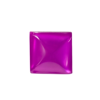 Пластиковый кабошон квадратный 18х18 мм фиолетовый 1 шт