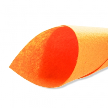 Фетр 3 мм размер 30х19,5 см оранжевый 50002